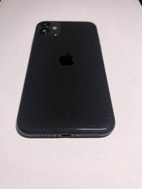 Iphone 11 fekete gyri bontott hz, htlap 