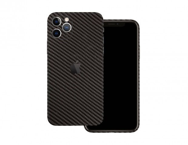 Iphone 11 pro - 3D fekete karbon flia + 50 sznben