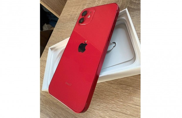 Iphone 12 128GB - Product Red - Gyri fggetlen - Csere is lehet