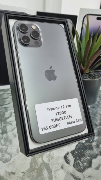 Iphone 12 Pro 128GB Aksi 85% Fuggetlen Akci 