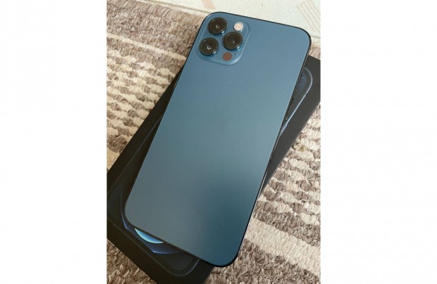 Iphone 12 Pro Max Blue - Vadij llapot - karcmentes - Csere is lehet