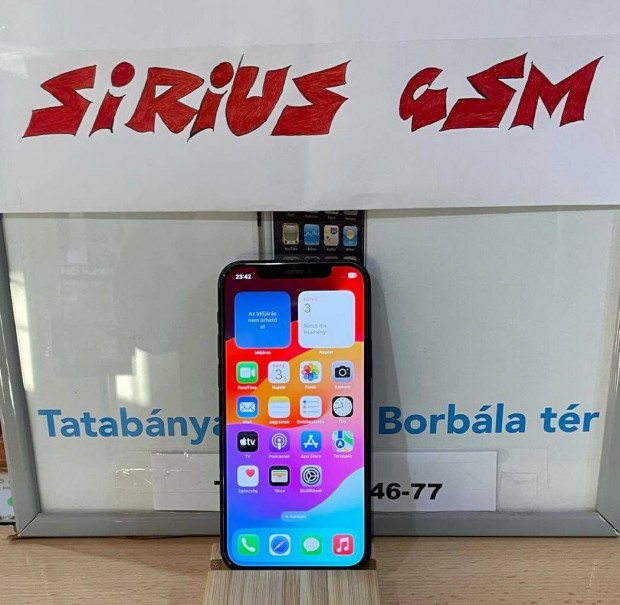 Iphone 12, 64GB, megkmlt, tokkal, Krtyafggetlen, akku cserlt, 100