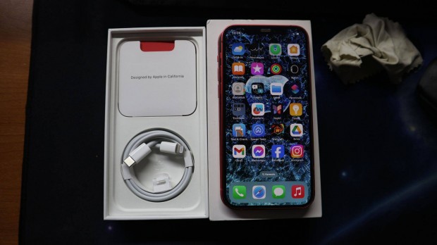 Iphone 12 - 128Gb - Piros - Faceid Hiba