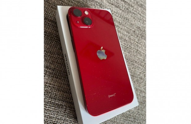 Iphone 13 128GB - Gyri fggetlen - Red - Csere is lehet