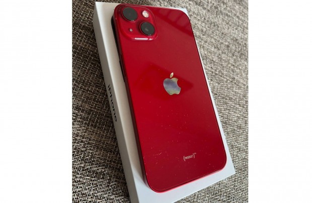 Iphone 13 128GB - Gyri fggetlen - Red - Csere is lehet