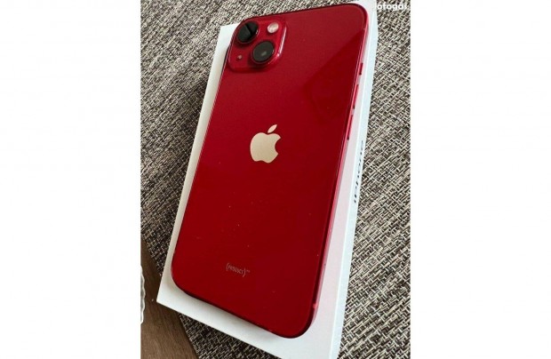 Iphone 13 128GB - Gyri fggetlen - Red - Csere is lehet