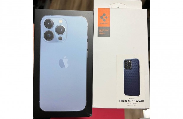 Iphone 13 Pro Sierra Blue + Spigen