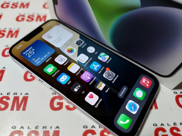 Iphone 14 128gb 87% újszerű független garanciás