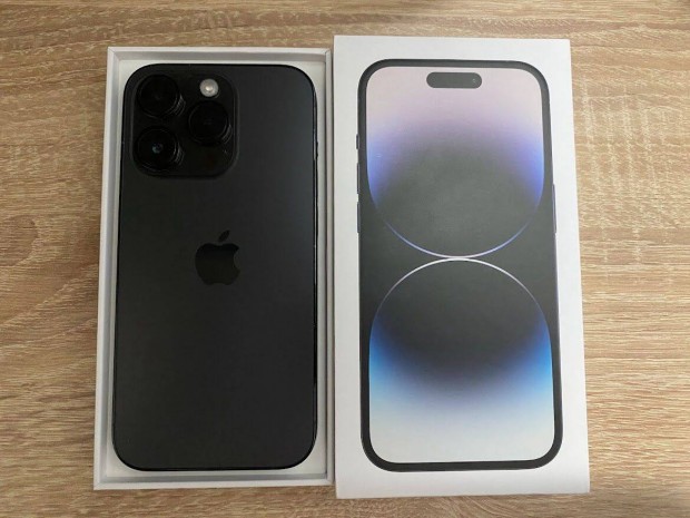 Iphone 14 Pro Space Black 128GB Fggetlen Akku: 87% Csere ON