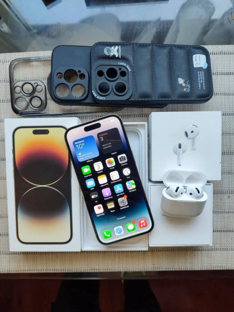 Iphone 14 Pro + Airpods 4 ANC Csere is Gyrben