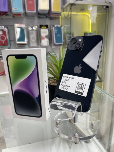 Iphone 14 - 128GB- Kártyafüggetlen- 85%Akku