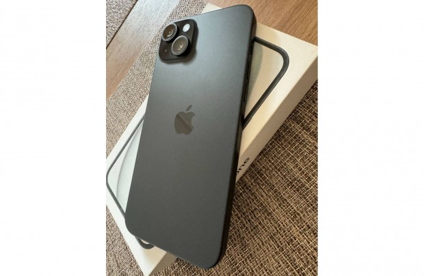 Iphone 15 Plus 128GB Black - 100%-os aksi - Csere is lehet