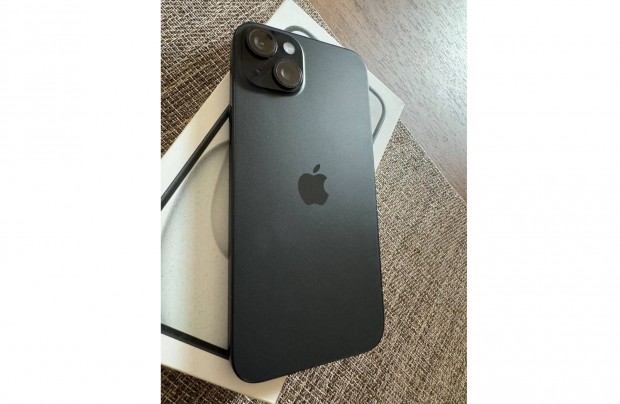 Iphone 15 Plus 128GB Black - 100%-os aksi - Csere is lehet