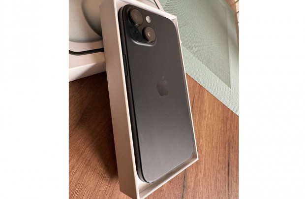 Iphone 15 Plus 128GB Black - 100%-os aksi - Csere is lehet