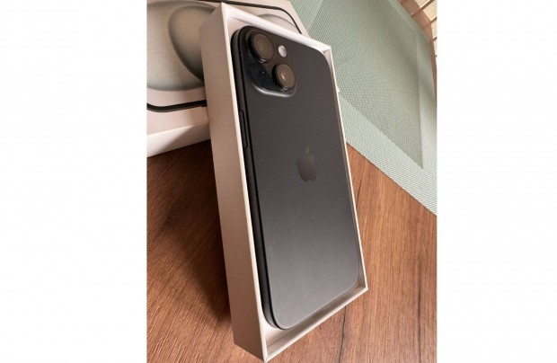 Iphone 15 Plus 128GB Black - 100%-os aksi - Csere is lehet