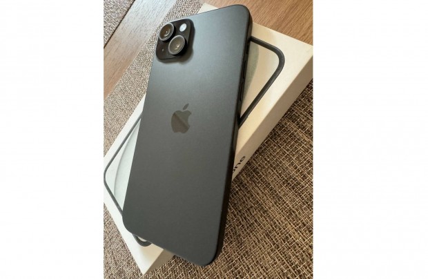 Iphone 15 Plus 128GB - fggetlen, hibtlan, fekete - Csere is lehet