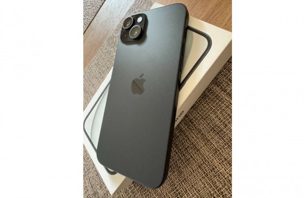 Iphone 15 Plus 128GB - fggetlen, hibtlan, fekete - Csere is lehet