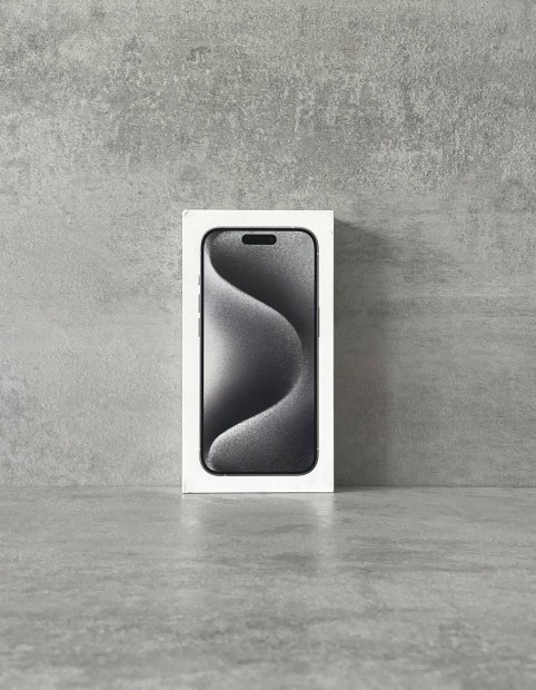 Iphone 15 Pro 128GB Silver - mint az új