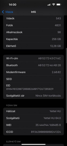 Iphone 15 Pro Max 256 Gb