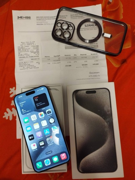 Iphone 15 Pro Max 256gb Csere is Gyrben