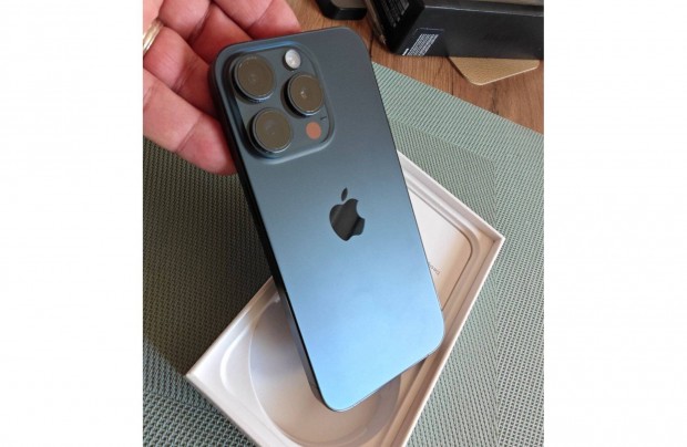 Iphone 15 Pro Max 512GB Titanium Blue - független -Csere is lehetséges