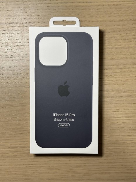 Iphone 15 Pro magsafe szilikontok szilikon tok fekete