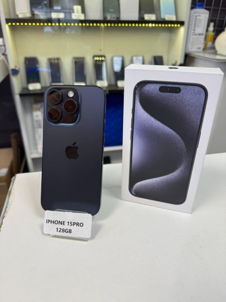 Iphone 15 pro 128gb blue titan