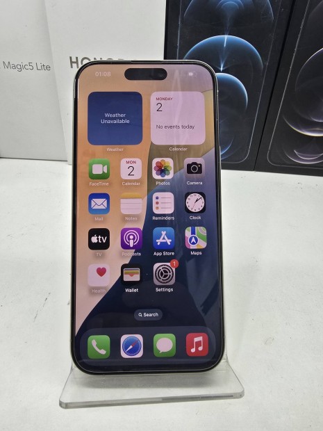 Iphone 15 pro, 256GB, fggetlen 100% Akku