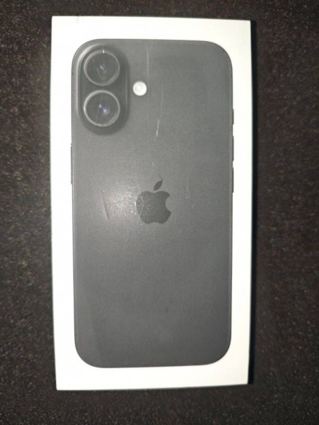 Iphone 16 128GB Black Krtyafggetlen Korrekt ron Elad ! ! !