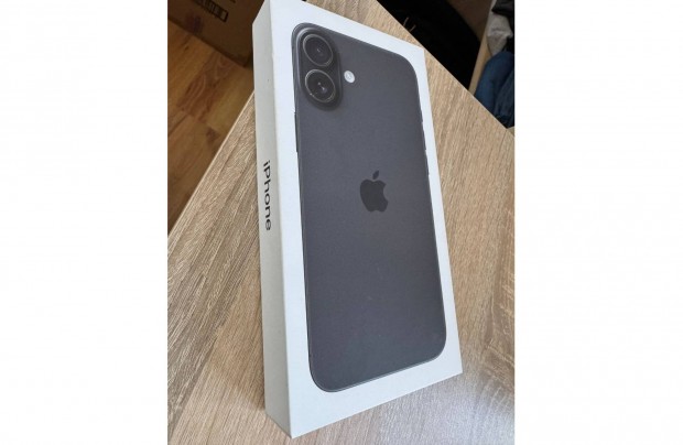 Iphone 16 Plus 128GB Black - Vadij - fggetlen - Csere is lehet