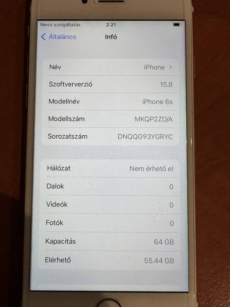 Iphone 6s 64gb fggetlen rosegold