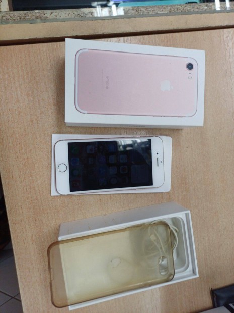 Iphone 7 128gb rozsaszin szep karcmentes elado