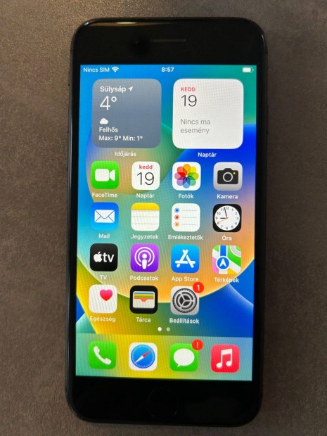 Iphone 8 100% Akksi, 64 Gbyte, Fggetlen 39,000