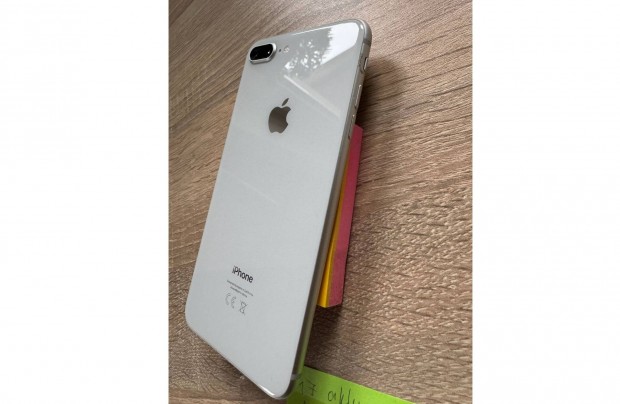 Iphone 8 Plus fehr - Ritka gynyr, karcmentes - 100% os - Csere is