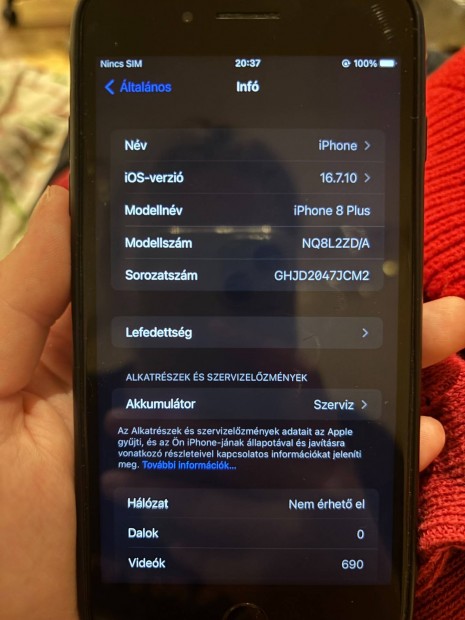 Iphone 8 Plus telefon