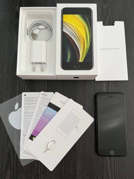 Iphone SE 2020 64 gb krtyafggetlen + tokok