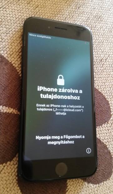 Iphone SE 2022, j llapot, icloudos 