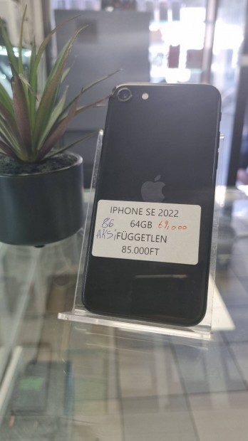 Iphone SE 2022 jszer 64GB Fggetlen Akci 
