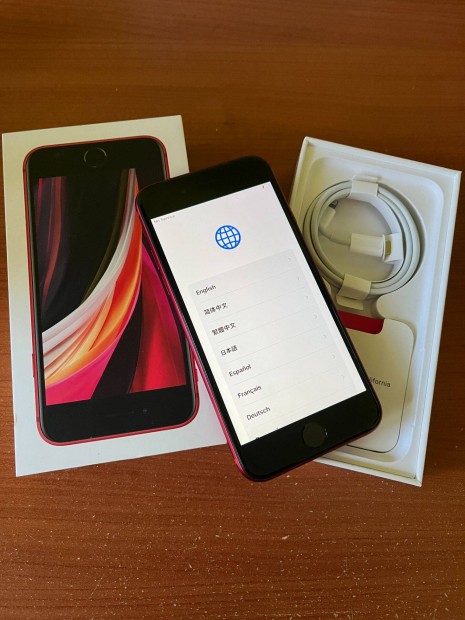 Iphone SE (2020) Product Red - 64 gb, hasznlt
