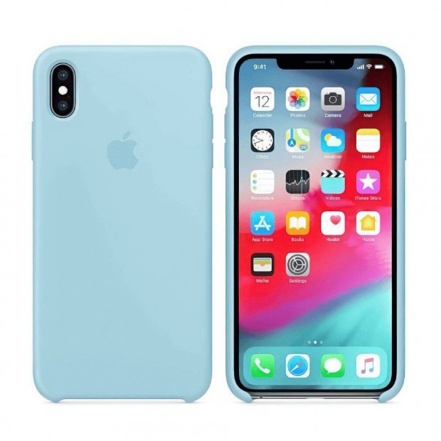 Iphone XR szilikon tok - Tiffany Blue