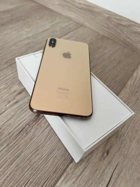 Iphone XS Max Apple 512 gb Gold jszer llapotban krtyafggetlen