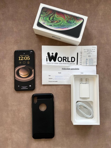 Iphone XS Max Pearl Black Edition 256 Gb Krtyafgetlen jszer