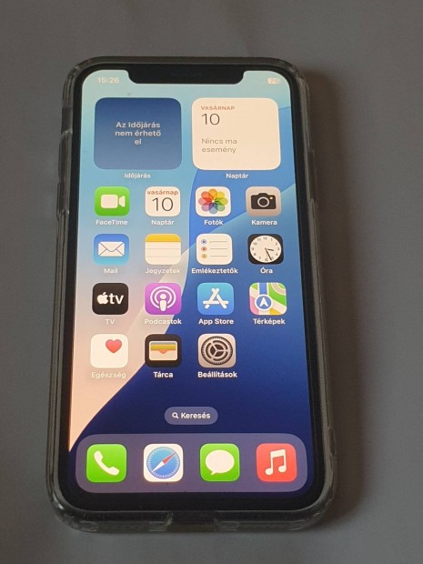 Iphone XS Patika, 100% akkuval, Flis+tok, csere is