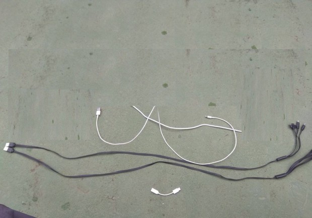 Iphone samsung kábelek USB C kis jack átalakító szivargyújtótöltő Új