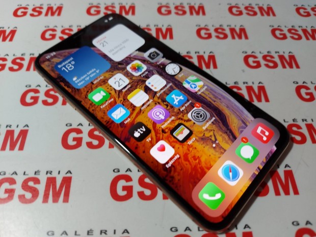 Iphone xs max 64gb 78% jszer fggetlen garancis 