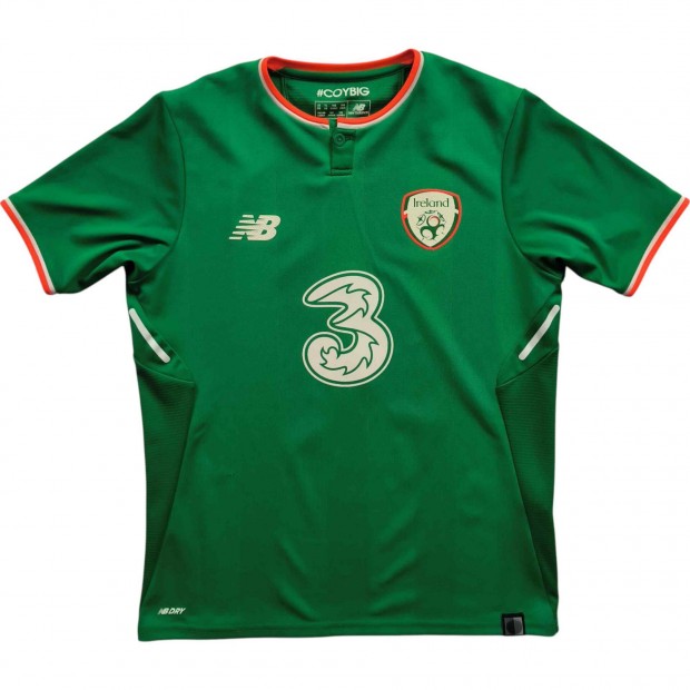 Ír válogatott 17-18 New Balance hazai Sean #6 foci mez gyerek 146-os