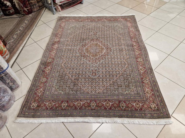 Iráni mahi-tabriz 150x210 kézi gyapjú perzsa szőnyeg FF130