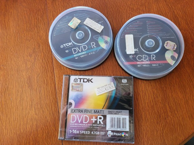 rhat CD s DVD lemezek, TDK