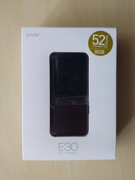 Iriver E30 zene lejtsz 8 GB MP3, WMA, WAV, APE, FLAC