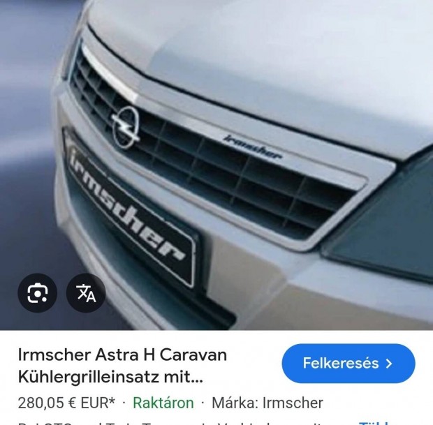 Irmscher h�t�r�cs Astra H 